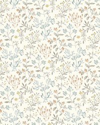 Tarragon Pastel Dainty Meadow Wallpaper 3125-72353 by   