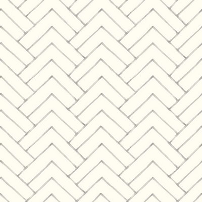 Oswin Grey Tiered Herringbone Wallpaper 3125-72364 Kinfolk 3125-72364 Grey Sure Strip Chevron Zig Zag and Herringbone 
