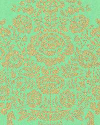 Till Turquoise President Damask by   