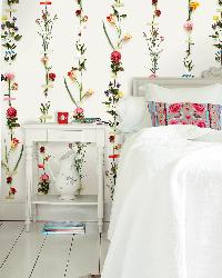 Flower Garland Mural by   