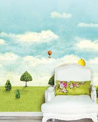 Large Royal Pipland Mural by   