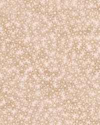 Janie Rose Gold Metallic Floral Wallpaper by   