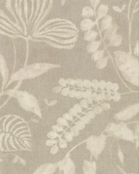 Arvada Light Grey Botanical Wallpaper by  Carey Lind 