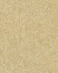Longmont Gold Global Geometric Wallpaper by   