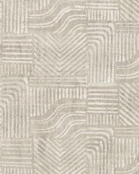 Pueblo Light Grey Global Geometric Wallpaper by  Carey Lind 