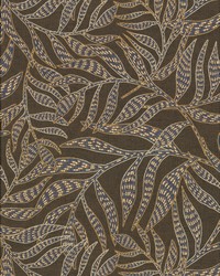 Montrose Brown Leaves Wallpaper by  Carey Lind 