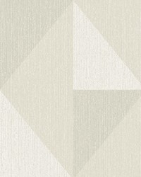 Diamond Grey Tri-Tone Geometric Wallpaper by  B Berger 