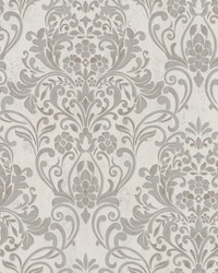 Anders Gold Damask Wallpaper 4041-32603 by  Brewster Wallcovering 