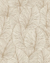 Eilian Gold Palm Wallpaper 4041-456622 by  Old World Weavers 