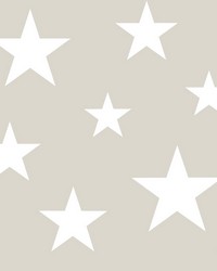 Amira Taupe Stars Wallpaper 4060-128866 by   