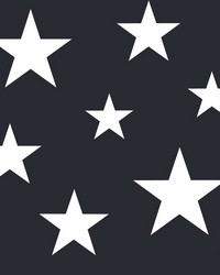 Amira Navy Stars Wallpaper 4060-138933 by  Brewster Wallcovering 