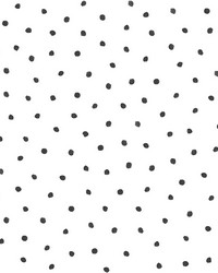 Pixie Black Dots Wallpaper 4060-138934 by  Ralph Lauren Wallpaper 