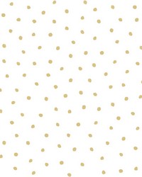 Pixie Gold Dots Wallpaper 4060-138937 by  Ralph Lauren Wallpaper 