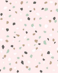 Ona Pink Terrazzo Wallpaper 4060-139035 by   