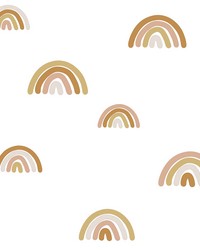 Joss Honey Rainbow Wallpaper 4060-139253 by  Brewster Wallcovering 