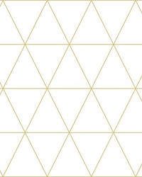 Leda Metallic Geometric Wallpaper 4060-347682 by   