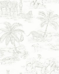 Boheme Platinum Animals Wallpaper 4060-347692 by   