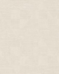 Wegener Ivory Geometric Wallpaper 4082-381966 by  Mirage 