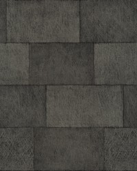 Lyell Charcoal Stone Wallpaper 4082-382016 by   
