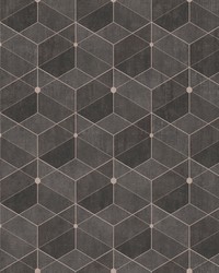 Muir Chocolate Geo Wallpaper 4082-382024 by   