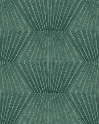 Lehnmann Teal Geo Wallpaper 4082-382041 by  Mirage 
