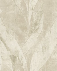 Blake Light Grey Leaf Wallpaper 4096-520033 by   