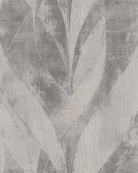 Blake Sterling Leaf Wallpaper 4096-520040 by  Michaels Textiles 