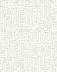 Ramble Sage Geometric Wallpaper 4121-25702 by   