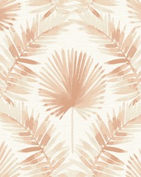 Calla Rust Painted Palm Wallpaper 4121-26914 by   