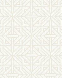 Hesper Ivory Geometric Wallpaper 4121-26929 by   