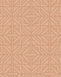 Hesper Rust Geometric Wallpaper 4121-26930 by   