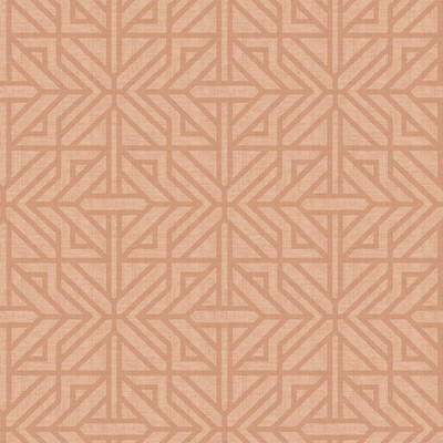 Hesper Rust Geometric Wallpaper 4121-26930 Mylos 4121-26930 Orange Non Woven Modern Geometric Designs Lattice and Trellis Wallpaper 