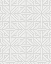 Hesper Grey Geometric Wallpaper 4121-26931 by   