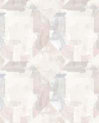Perrin Lavender Gem Geometric Wallpaper 4121-26945 by   