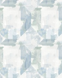 Perrin Blue Gem Geometric Wallpaper 4121-26946 by   