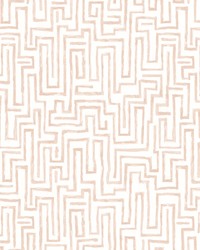Ramble Blush Geometric Wallpaper 4121-26954 by   