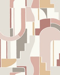 Odele Blush Geometric Archways Wallpaper 4121-72201 by   