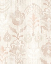 Pavord Pink Floral Shibori Wallpaper 4122-27014 by   