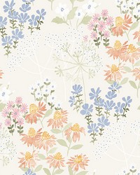 Cultivate Pastel Springtime Blooms Wallpaper 4122-27020 by   