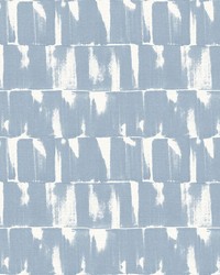 Bancroft Blue Artistic Stripe Wallpaper 4122-27025 by   