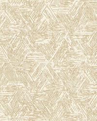 Retreat Light Brown Quilted Geometric Wallpaper 4122-27033 by   