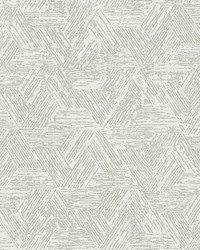 Retreat Grey Quilted Geometric Wallpaper 4122-27034 by   