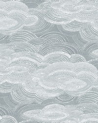 Vision Slate Stipple Clouds Wallpaper 4122-72404 by  Washington Wallcoverings 