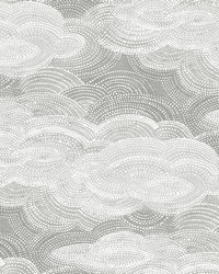 Vision Grey Stipple Clouds Wallpaper 4122-72406 by  Washington Wallcoverings 