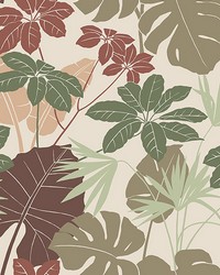 Medellin Neutral Rainforest Floor Wallpaper 4122-72408 by  Washington Wallcoverings 