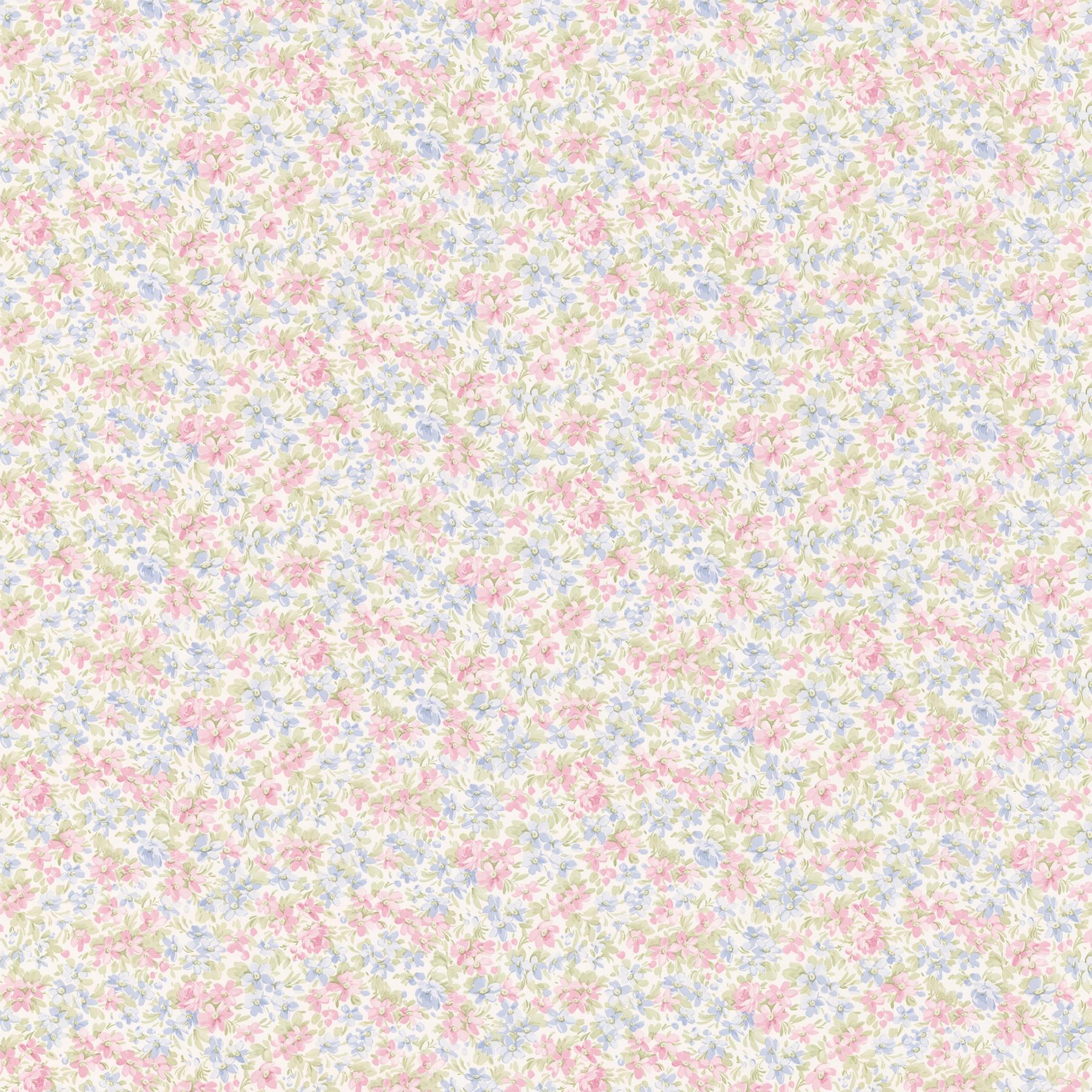 Brewster Wallcovering Helen pink Floral Motif Wallpaper