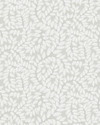 Lindl�v Grey Leafy Vines Wallpaper 4143-34016 by   