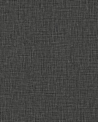 Eagen Black Linen Weave Wallpaper 4144-9172 by   