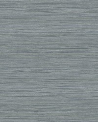 Barnaby Slate Faux Grasscloth Wallpaper 4157-25963 by  Naugahyde 