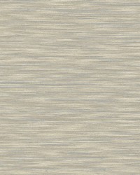 Benson Taupe Faux Fabric Wallpaper 4157-26155 by   